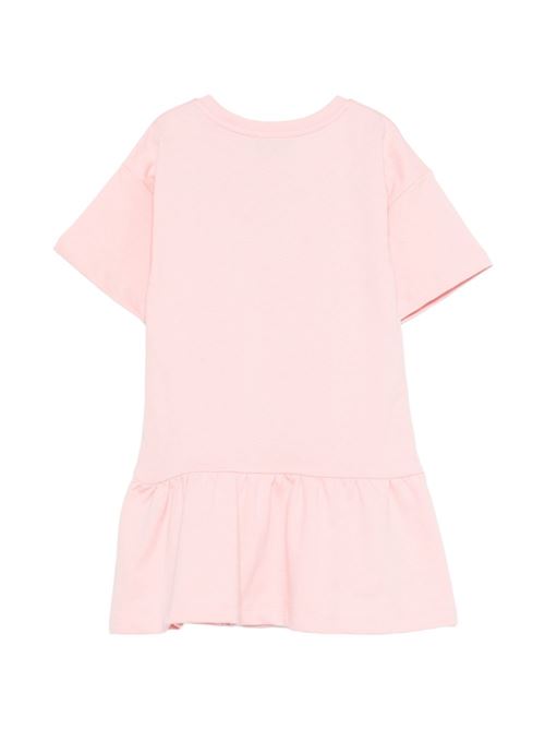 Abito bambina Moschino rosa con logo Teddy Bear MOSCHINO KID-TEEN | HDV0HLLCA1950209